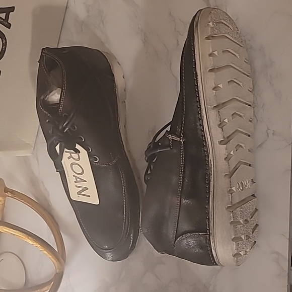 ROAN BY BEDSTU TOBIAS MEN'S BLACK LEATHER BOOTS SZ 9.5 - Picture 10 of 15